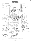 DRIVE Diagram and Parts List for LA5300XMW0  Whirlpool Washer
