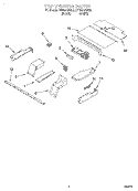 TOP VENTING, OPTIONAL Diagram and Parts List for KEBI276DBL6  KitchenAid Wall Oven