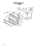 FREEZER DOOR Diagram and Parts List for ET20DKXZN00  Whirlpool Refrigerator