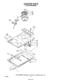 COOK TOP Diagram and Parts List for RS6300XVN0  Whirlpool Range