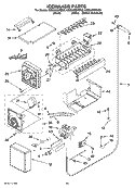 ICEMAKER PARTS Diagram and Parts List for KSSS42QMW03  KitchenAid Refrigerator