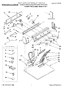 SECTION Diagram and Parts List for KEYS700GZ0  KitchenAid Dryer