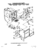 DISPENSER FRONT Diagram and Parts List for ED22DWXTG05  Whirlpool Refrigerator