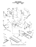 UNIT PARTS Diagram and Parts List for KFCS22EVBL4  KitchenAid Refrigerator