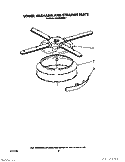 LOWER WASHARM AND STRAINER Diagram and Parts List for KUDS21SS1  KitchenAid Dishwasher
