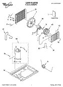 Part Location Diagram of 8209881 Whirlpool Compressor Assembly