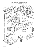 Part Location Diagram of 1160684 Whirlpool CUP-CNDNST