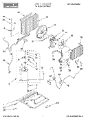 UNIT, LITERATURE Diagram and Parts List for CA12WR42  Crosley Air Conditioner