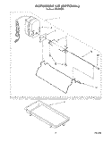 ROTISSERIE KIT (OPTIONAL), GRIDDLE Diagram and Parts List for SS373PEX1  Whirlpool Range
