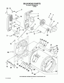 Part Location Diagram of W11229607 Whirlpool NUT