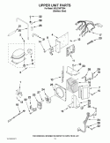 UPPER UNIT PARTS Diagram and Parts List for KBLC36FTS04  KitchenAid Refrigerator