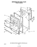 REFRIGERATOR DOOR , NOT ILLUSTRATED Diagram and Parts List for ET18XKXRWR3  Whirlpool Refrigerator