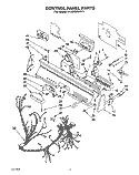 Part Location Diagram of 9741540 Whirlpool Wiring Harness (Main)