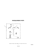 MISCELLANEOUS Diagram and Parts List for 3LA5580XSW2  Whirlpool Washer