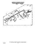 WIRING HARNESS Diagram and Parts List for KAWE560WAL2  KitchenAid Washer