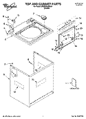 Part Location Diagram of 3957286 Whirlpool Insert, Handle