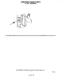 CONTROL PANEL , LITERATURE AND OPTIONAL Diagram and Parts List for MW3000XM1  Whirlpool Microwave