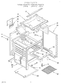 SECTION Diagram and Parts List for SF304BSYN1  Whirlpool Range