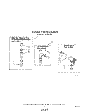 WATER SYSTEM Diagram and Parts List for LA6098XTF0  Whirlpool Washer