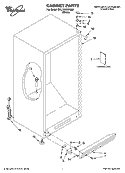 Part Location Diagram of W10128851 Whirlpool Owners Manual