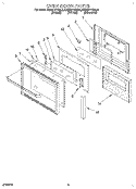 Part Location Diagram of 3185988 Whirlpool HNDLE-DOOR