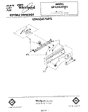 CONSOLE Diagram and Parts List for DP1098XRN1  Whirlpool Dishwasher
