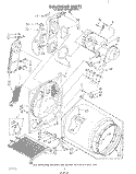 SECTION Diagram and Parts List for KEYE950VPL0  KitchenAid Dryer