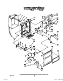 DISPENSER FRONT Diagram and Parts List for 4ED25PWXWN01  Whirlpool Refrigerator
