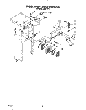 PANEL AND CONTROL Diagram and Parts List for KUCC151T2  KitchenAid Trash Compactor