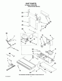 UNIT PARTS Diagram and Parts List for KFIS25XVMS5  KitchenAid Refrigerator