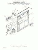 Part Location Diagram of WPW10334900 Whirlpool Inlet Bezel
