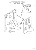 REAR CHASSIS, LIT/OPTIONAL Diagram and Parts List for KESC300BAL5  KitchenAid Range