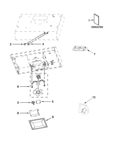 Hood Parts Diagram and Parts List for UXT3030ADW0  Whirlpool Range Hood