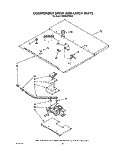 COMPONENT SHELF AND LATCH Diagram and Parts List for KEBS246XBL0  KitchenAid Wall Oven