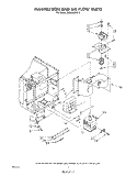 MAGNETRON AND AIR FLOW Diagram and Parts List for MW8550XS4  Whirlpool Microwave