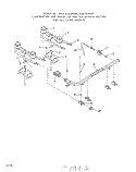 TOP BURNER Diagram and Parts List for 1355W3A  Roper Range
