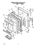 REFRIGERATOR DOOR Diagram and Parts List for ET22RKXZW00  Whirlpool Refrigerator