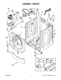 Part Location Diagram of W10874417 Whirlpool PANEL