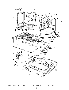 01 - Freezer Compartment Diagram and Parts List for RB18DA-3AW  Whirlpool Refrigerator