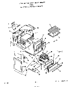 Body Diagram and Parts List for F4307*0  Roper Range