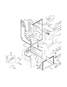 Part Location Diagram of W10897058 Whirlpool MODULE