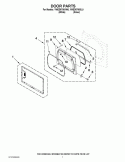 Part Location Diagram of W10330876 Whirlpool HINGE-DOOR