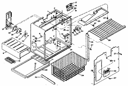 Part Location Diagram of 515634 Whirlpool Drain pan