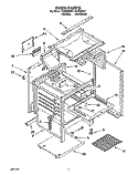 OVEN Diagram and Parts List for FGP320YL1  Roper Range