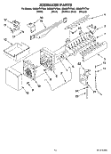ICEMAKER PARTS Diagram and Parts List for GB2SHTXTB00  Whirlpool Refrigerator