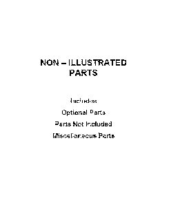 Optional parts (not included) Diagram and Parts List for 66475113611  Kenmore Range
