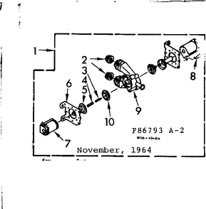 Water System 2 Diagram and Parts List for 1106114234  Kenmore Washer