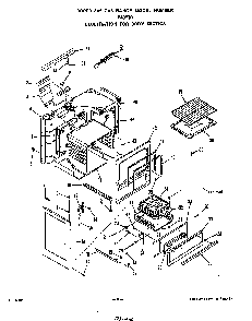 Body Diagram and Parts List for F4357*0  Roper Range