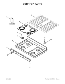 Part Location Diagram of W11382349 Whirlpool Installation instructions