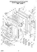 REFRIGERATOR DOOR Diagram and Parts List for ET22DQRBW02  Whirlpool Refrigerator